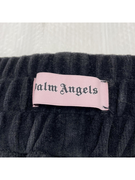 PALM ANGELS Velvet Track Pants ブラック/イエロー