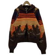 Harley-Davidson ジャケット 90s カウチンニット オレンジ (M)