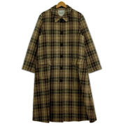 ソノ他 Mademoiselle NON NON チェックコート 茶