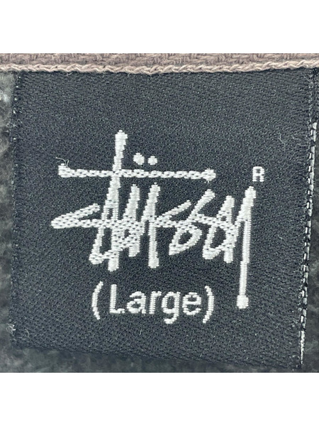 STUSSY スウェット・トレーナー 00s GET STUPID FRESH フェード グレー L