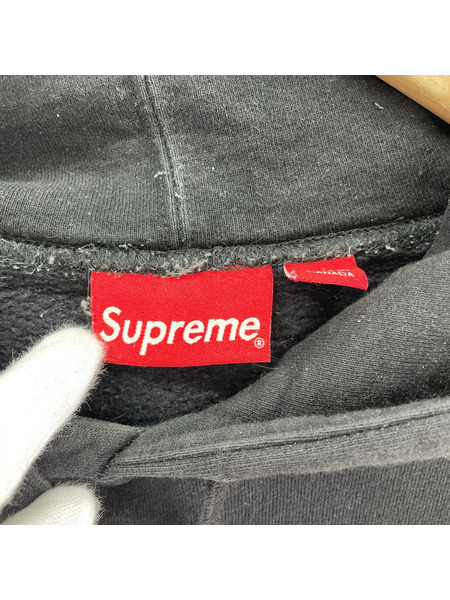 Supreme 20ss XXL Hooded Sweatshirt M ブラック×グレー