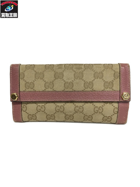 GUCCI　長財布 GGキャンバス/ロングウォレット/153211