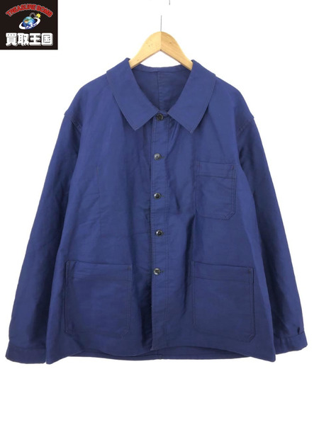 60s Le Mont Blanc Blue Moleskin Jacket BLU[値下]