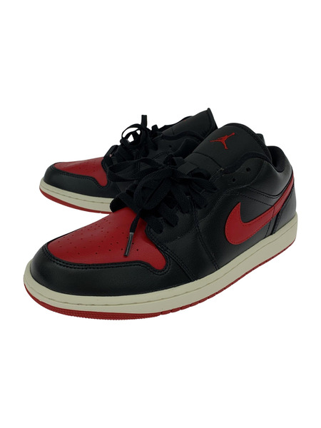 NIKE Women's Air Jordan 1 Low Bred/Sail (29.0)