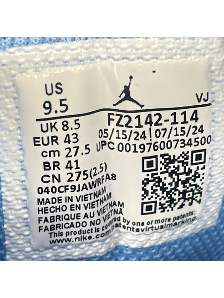 NIKE スニーカー AIR JORDAN 1 MID SE Legend Blue FZ2142-114 (27.5cm)