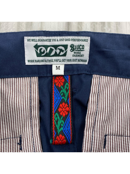 BLUCO WORK GARMENT パンツ スパナ 刺繍 ネイビー M