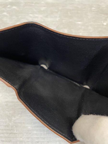 LOEWE アナグラム トライフォールドウォレット 三つ折り財布 ブラック[値下]