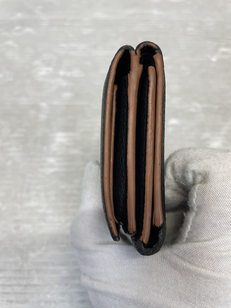 LOEWE アナグラム トライフォールドウォレット 三つ折り財布 ブラック[値下]