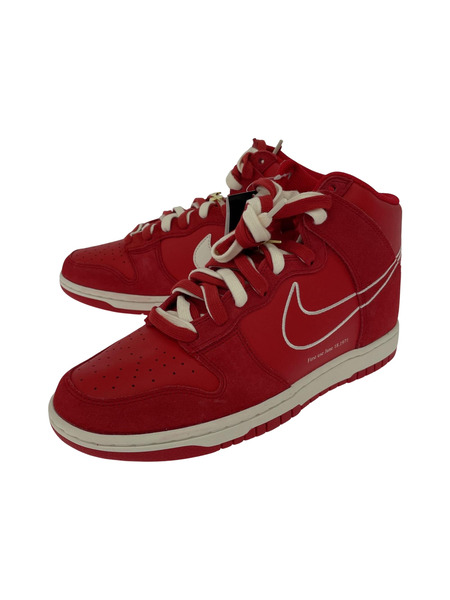 NIKE DUNK HIGH SE FIRST USE UNIVERSITY RED 26.5cm