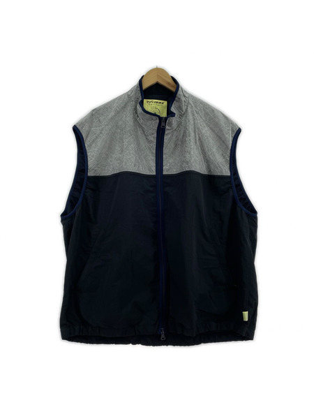 SSZ 25SS GENCHARI Taiwan Vest ナイロンベスト XL 紺