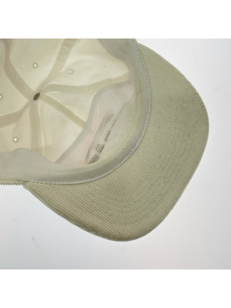 Supreme キャップ 24SS Champagne Corduroy Cap 白