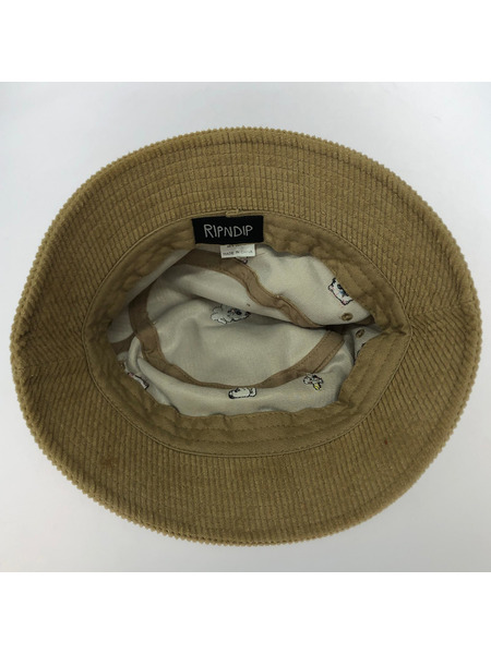 ハット RIPNDIP Hello Nermy Corduroy Bucket Hat