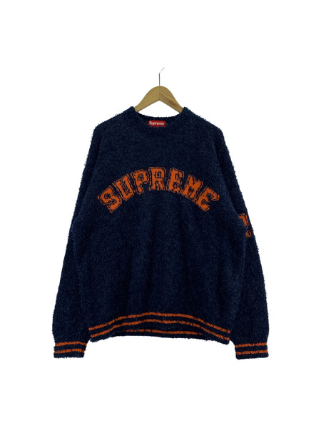 Supreme ニット・セーター 25SS Textured Arc Sweater Navy (L)