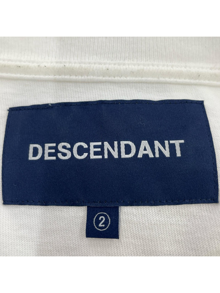 DESCENDANT 半袖Tシャツ・カットソー OCEAN'S WISDOM S/S TEE WHITE