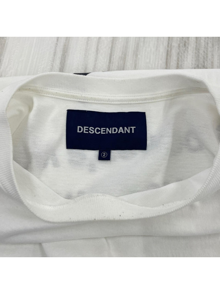 DESCENDANT 半袖Tシャツ・カットソー OCEAN'S WISDOM S/S TEE WHITE
