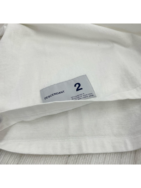 DESCENDANT 半袖Tシャツ・カットソー OCEAN'S WISDOM S/S TEE WHITE