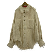 ECKHAUS LATTA Boucle Jacket in Ecru カバーオール L 7012-EL-SS23