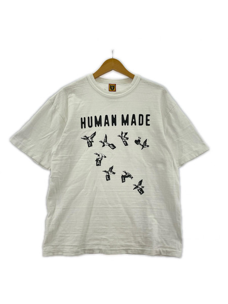 HUMAN MADE 半袖Tシャツ・カットソー DRY ALLS カモプリント 白 (L)