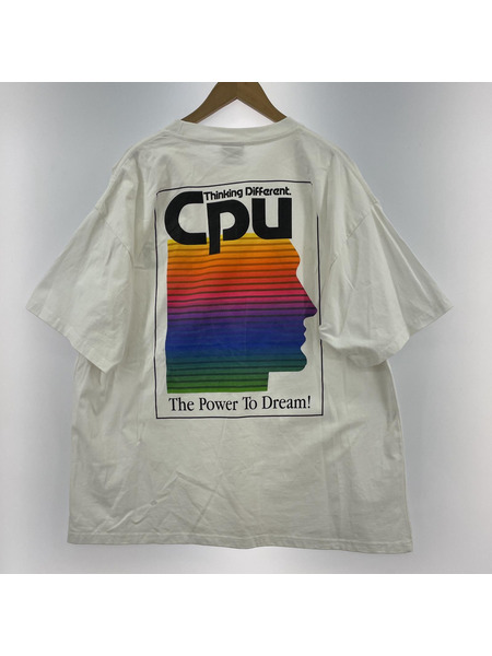 Thinking Different CPU プリントTee XL ホワイト