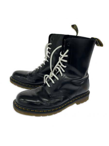 Dr.Martens 10ホール レザーブーツ KU8 黒