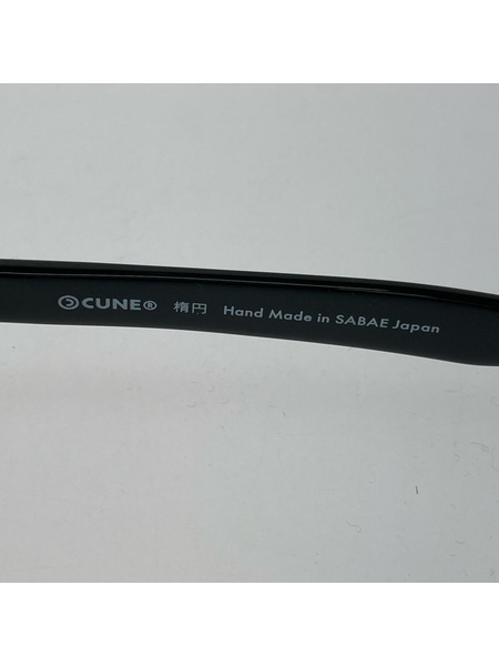 CUNE ソノ他 楕円 サングラス 黒