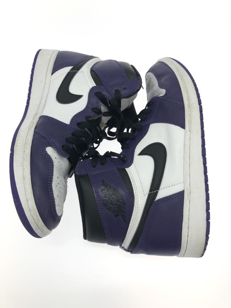 NIKE Air Jordan 1 Retro High OG Court Purple White Black[値下]