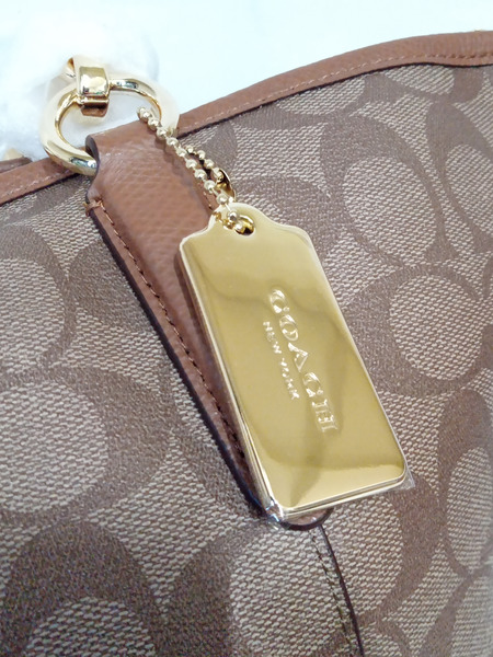 COACH シグネチャー 2WAYショルダーバッグ PVCレザー F55064 