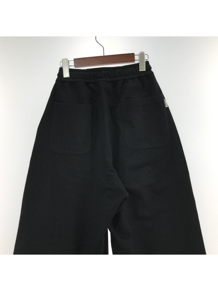 TTT_MSW WIDE SWEAT PANTS ワイドスウェットパンツ S ブラック TTT-2024SS-PT13