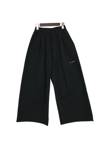 TTT_MSW WIDE SWEAT PANTS ワイドスウェットパンツ S ブラック TTT-2024SS-PT13
