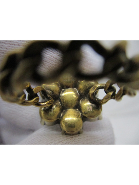 ジュエリー GUCCI クリスタル　ダブルG リング