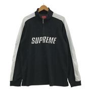 18AW/Supreme/Track Half Zip Pullover/M/BLK