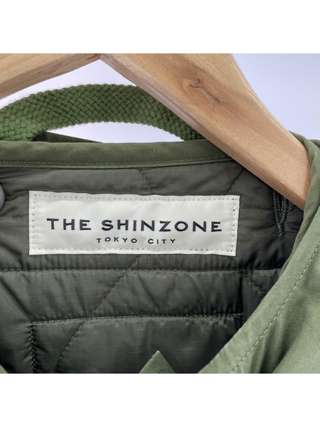 THE SHINZONE ジャケット 3WAYキルティングライナーコート カーキ