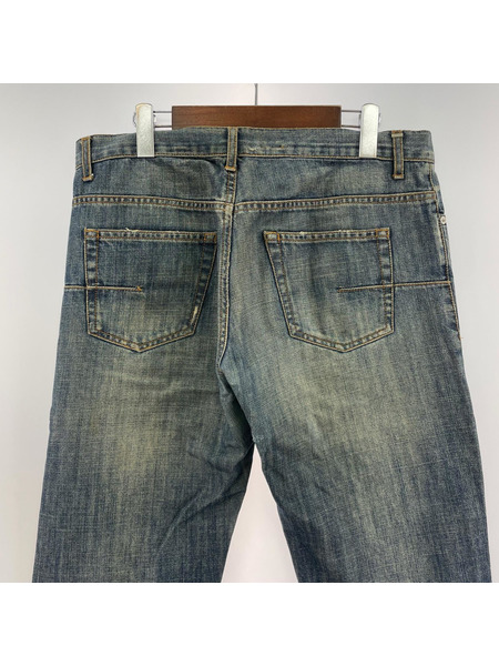 Dior homme 07SS エディ期 錆ビ加工ストレートデニムパンツ 32 7E3110520203