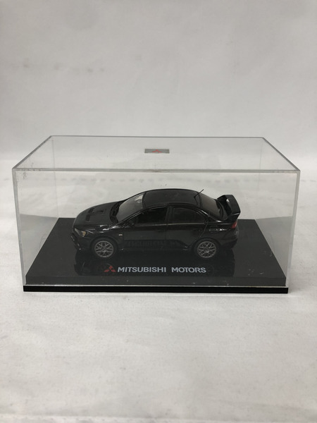 ミニカー ランエボX カラーサンプル ブラック　※ケースキズ多数あり