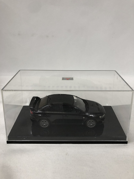 ミニカー ランエボX カラーサンプル ブラック　※ケースキズ多数あり