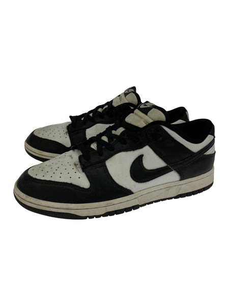 NIKE DUNK LOW WHITE BLACK 27.5cm