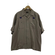 Needles COWBOY ONE-UP SHIRT R/PE Twill L ベージュ