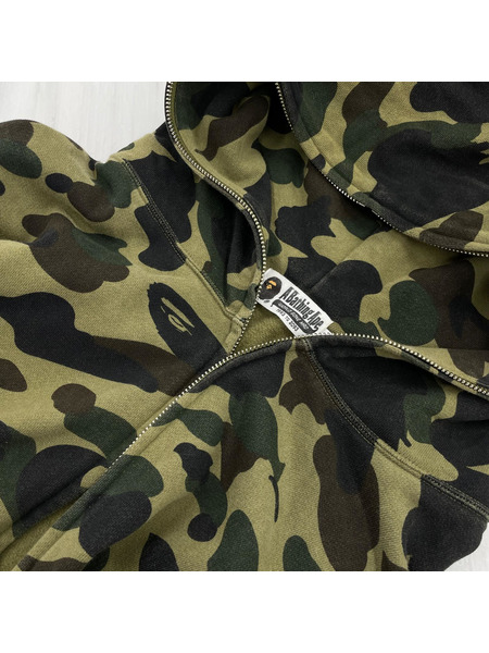 A BATHING APE パーカー(ジップアップ) 001zpi301017m カモ柄 2XL