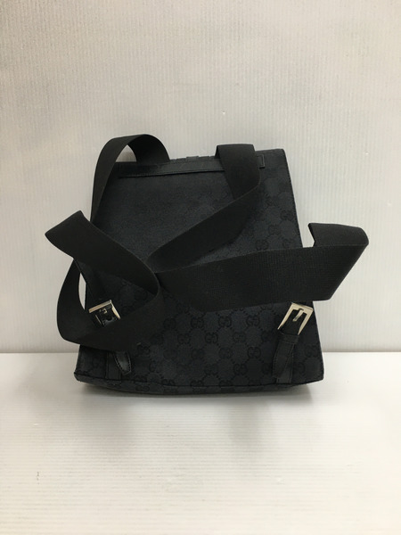 GUCCI GG CANVAS JACKIE BACKPACK BLACK