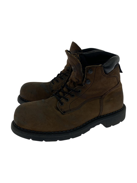 RED WING 2206 Leather Steel Toe Boots (11.5) ブラウン