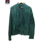 UNITED ARROWS EMMETI JURI 撥水スエード シングルライダースジャケット 46