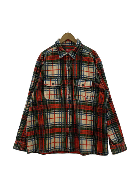 Supreme 22SS Corduroy Plaid Shirt コーデュロイシャツ XL WEEK1