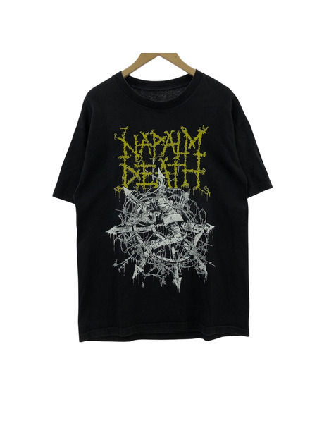 半袖Tシャツ・カットソー Napalm Death バンド Tシャツ 黒
