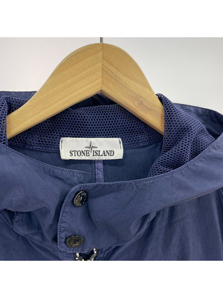 STONE ISLAND CUPRO NYLON-TC GARMENT DYED フーディジャケット L