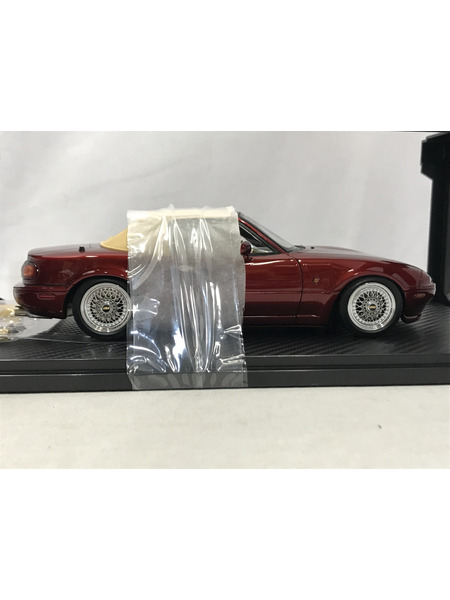 1/18スケールカー イグニッションモデル  Eunos Roadster (NA) Burgundy