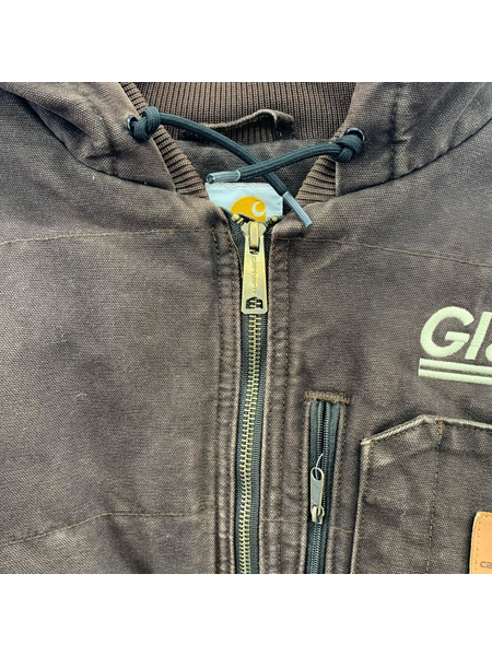Carhartt ジャケット フード ジャケット 茶 企業ロゴ XL[値下]