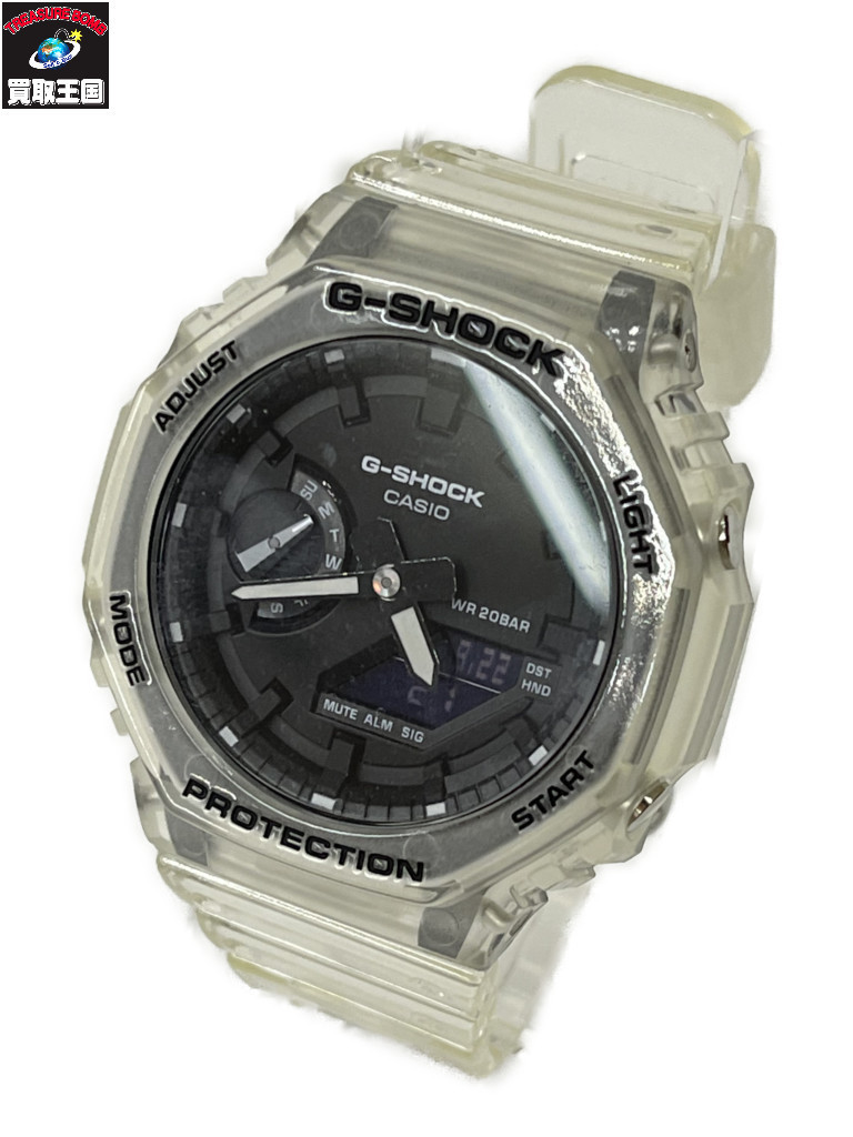 G-SHOC G-SHOCK SCKLE SPECIAL COLOR GA-2100SKE-7AJF DIJIZA CLEAR VERYGOOD  #347F