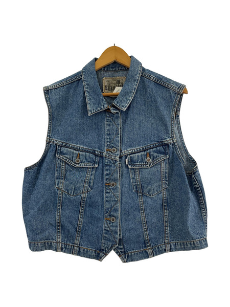 90s Levi's silver tab デニムベスト (L)