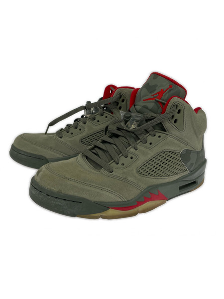 NIKE スニーカー Air Jordan 5 Retro P51 Camo 27.0cm