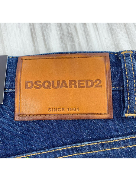 DSQUARED2 デニム・ジーンズ SKATER JEAN ペイントデニムパンツ 46